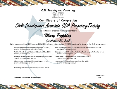 Child Development Associate National Credentialing Program